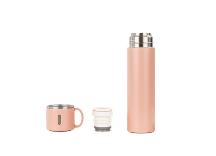 Thermos bottle with drinking cup as lid 500 ml, sky blue