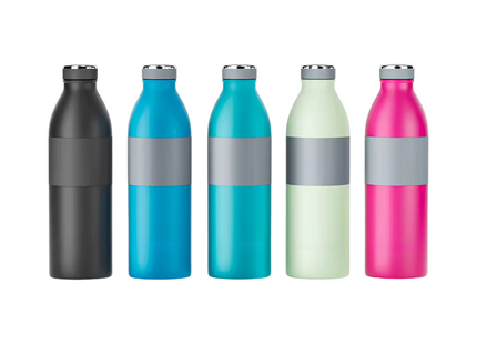 Thermos bottle with drinking cup as lid 500 ml, blue