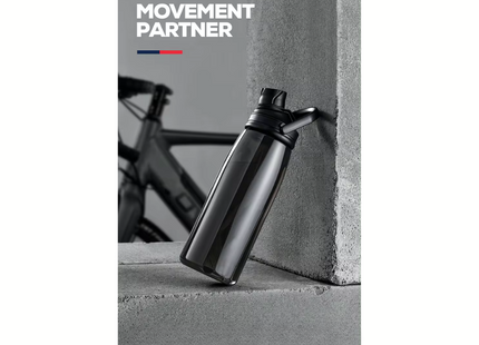 Gourde de sport homme 500 ml, noire