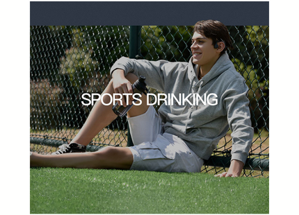 Gourde de sport Homme 500 ml, transparente