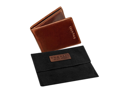 Portefeuille Bugatti Romano marron foncé