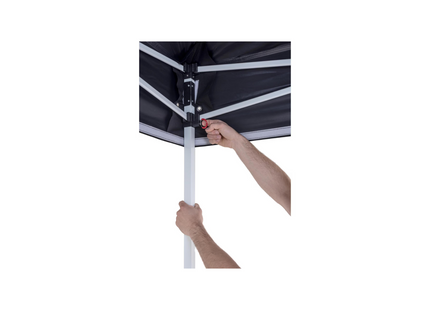 COCON Pavilion Deluxe F00406, 3 x 3 m, foldable, black