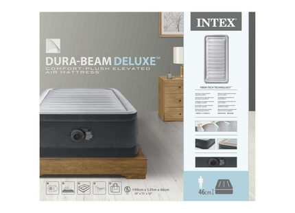 Intex air bed Dura Beam Deluxe Twin 99 x 191 x 46 cm