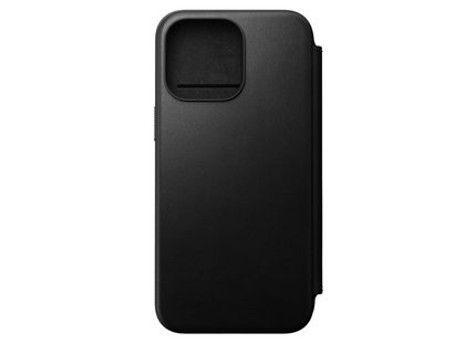 Nomad Modern Leather Folio iPhone 15 Pro Max Black