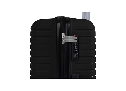 KOOR Manila 3-piece travel suitcase set, black