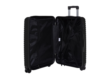 KOOR Manila 3-piece travel suitcase set, black