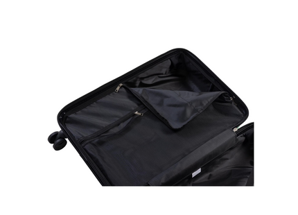 KOOR Manila 3-piece travel suitcase set, black