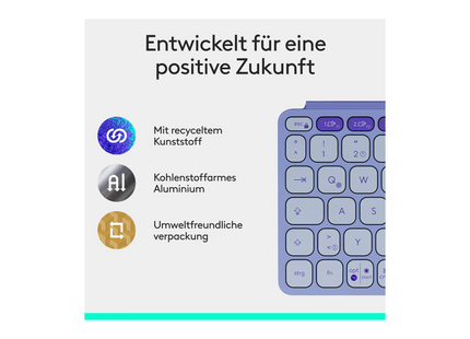 Logitech keyboard Keys-To-Go 2 purple