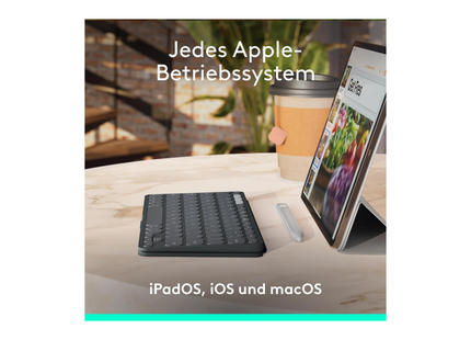 Logitech keyboard Keys-To-Go 2 Apple Graphite