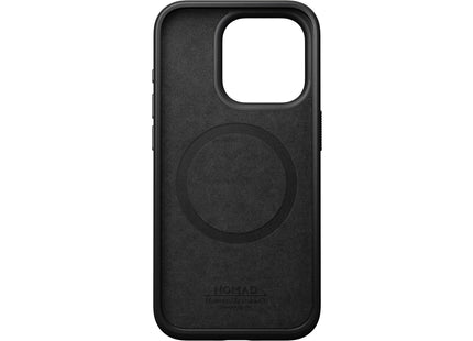 Coque arrière Nomad Modern Leather Horween iPhone 15 Pro Noir