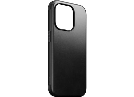 Coque arrière Nomad Modern Leather Horween iPhone 15 Pro Noir