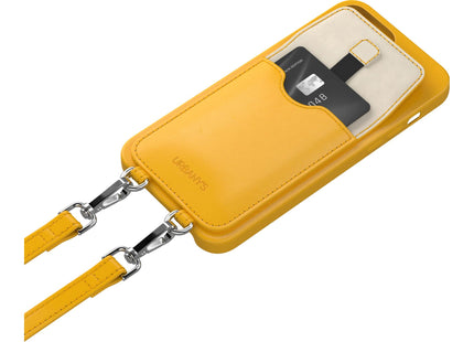 Urbany's Necklace Case Handekette+ iPhone 15 Plus Honey Bee