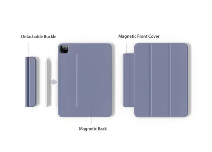 Trifold Magnetic Case für Apple iPad Pro 11", Schwarz