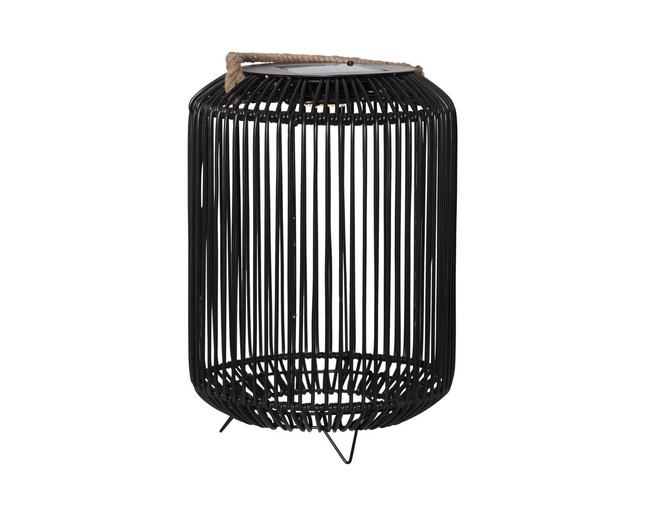 Star Trading Windlicht Solar Decoration Sunlight, Schwarz