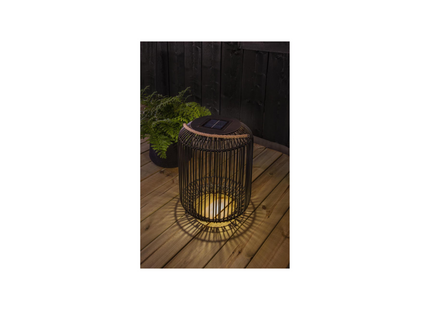 Star Trading Windlicht Solar Decoration Sunlight, Schwarz