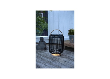 Star Trading Windlicht Solar Decoration Sunlight, Schwarz