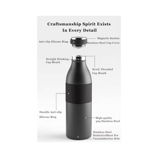 Doppelwandige Thermo-Trinkflasche 500 ml, Grün