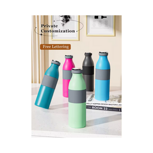 Doppelwandige Thermo-Trinkflasche 500 ml, Grün
