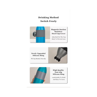 Doppelwandige Thermo-Trinkflasche 500 ml, Grün