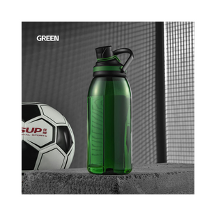 Gourde de sport homme 500 ml, verte