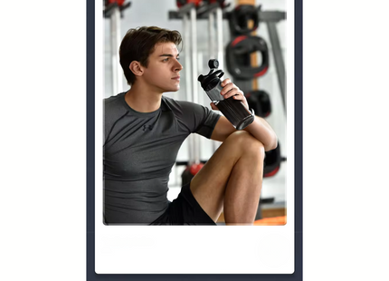 Sport Trinkflasche Men 500 ml, Schwarz