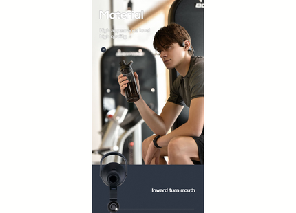 Sport Trinkflasche Men 500 ml, Schwarz