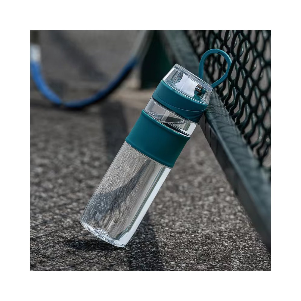 Sport Trinkflasche Gym 650 ml, Blau