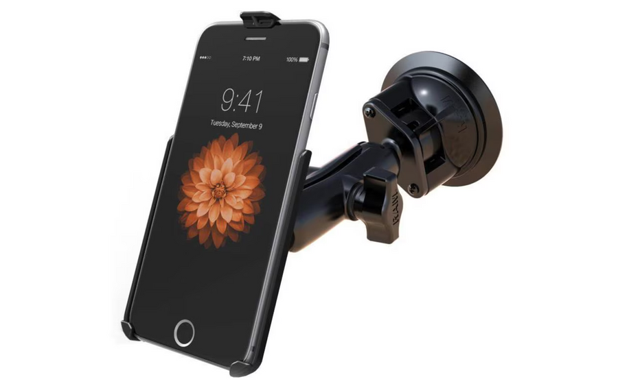 Rammount Supporto per smartphone Twist-Lock, iPhone Xs Max, 7&6 Plus