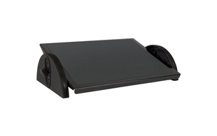 WEDO Fussstütze Relax Steel Black 5 Stufen, Schwarz