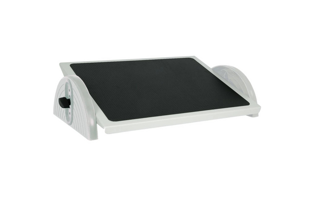 WEDO repose-pieds Relax Steel Black 5 niveaux, argent