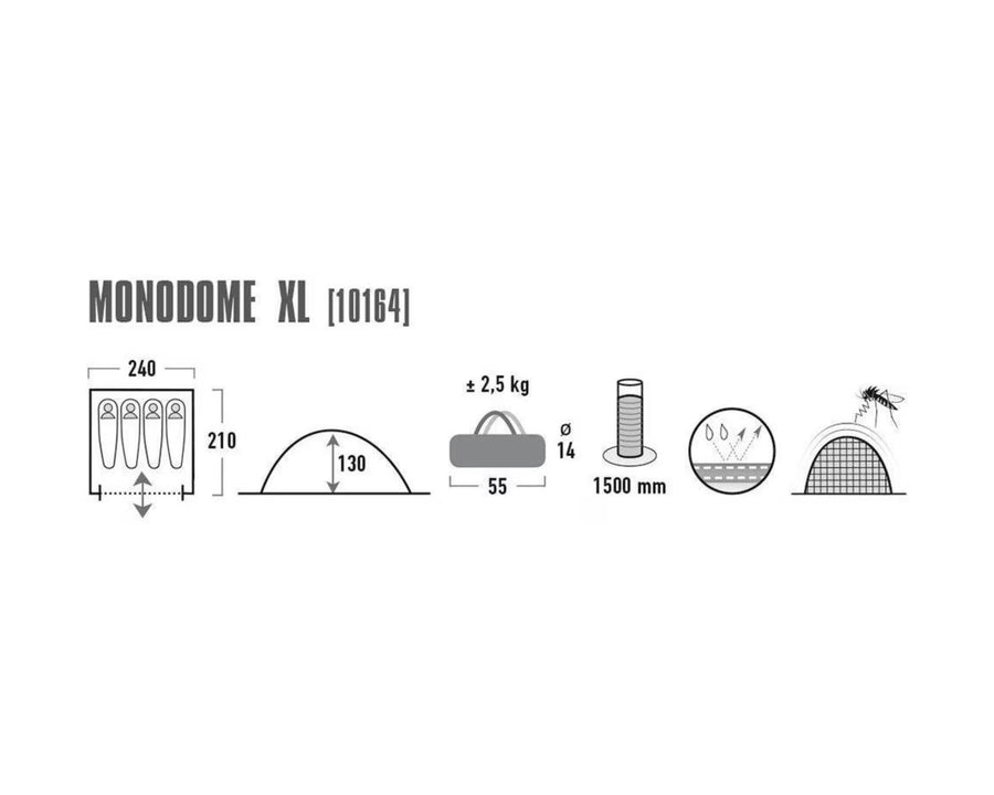 High Peak Tenda a cupola Monodome XL