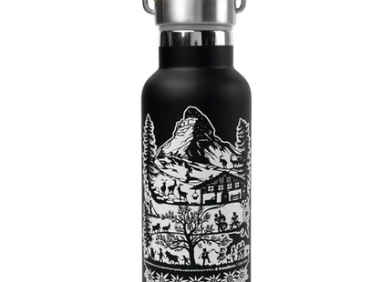 Trendform Trinkflasche Swiss Tradition 500 ml, Schwarz