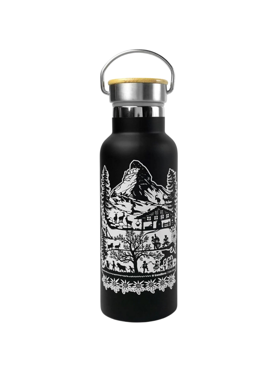 Gourde Trendform Swiss Tradition 500 ml, noir