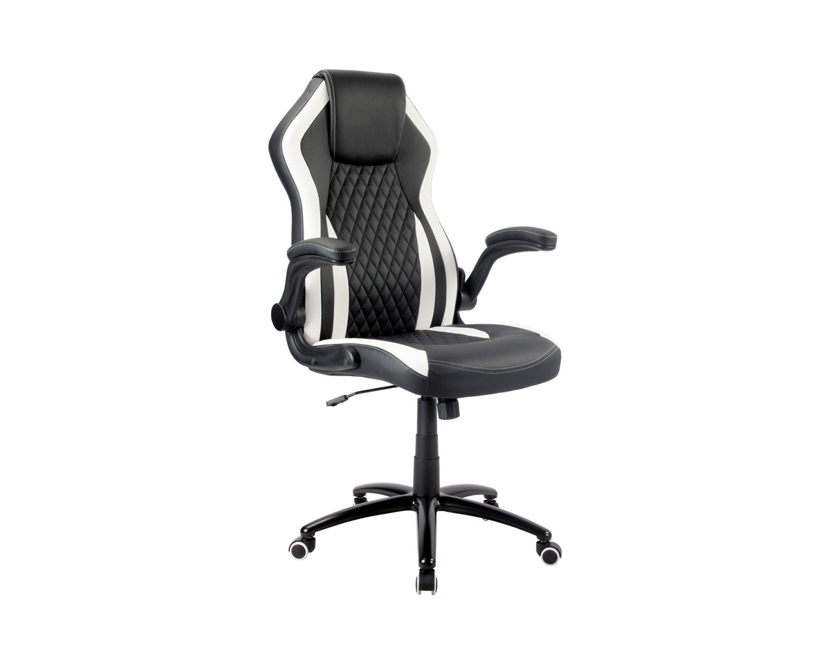 Racing Chairs chaise de jeu CL-RC-BW-2 noir/blanc