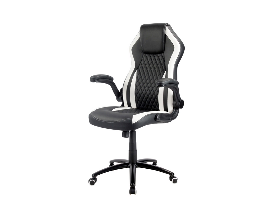 Racing Chairs Sedia da gaming CL-RC-BW-2 Nero/Bianco