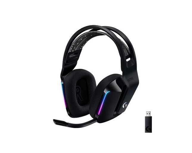 Logitech Casque G733 Lightspeed Noir