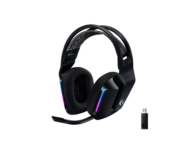 Logitech Casque G733 Lightspeed Noir