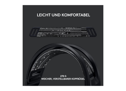 Logitech Headset G733 Lightspeed Black