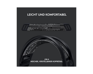 Logitech Headset G733 Lightspeed Schwarz