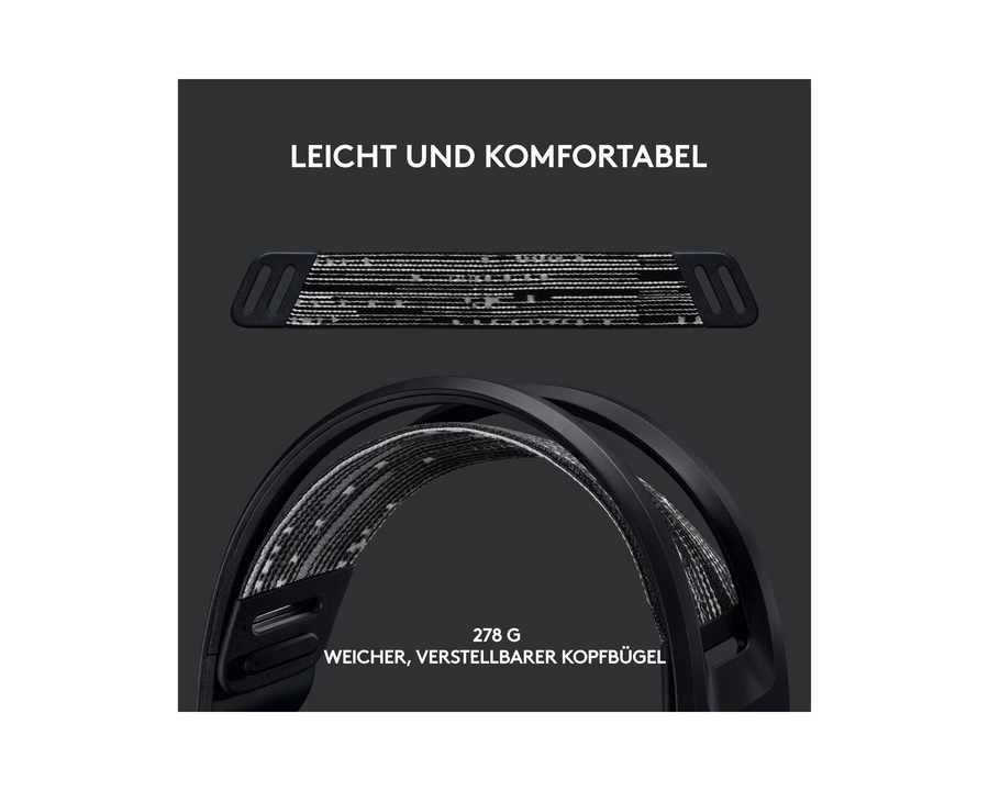 Logitech Headset G733 Lightspeed Nero