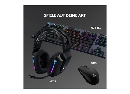Logitech Headset G733 Lightspeed Black