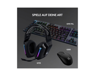 Logitech Headset G733 Lightspeed Schwarz