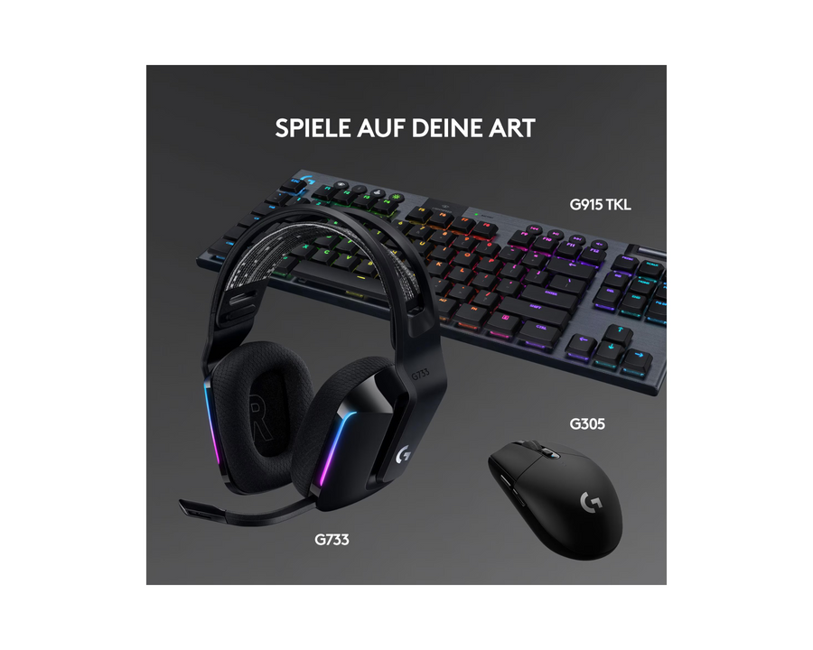 Logitech Headset G733 Lightspeed Nero