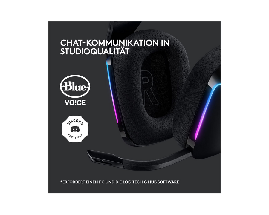 Logitech Headset G733 Lightspeed Nero
