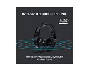 Logitech Headset G733 Lightspeed Schwarz