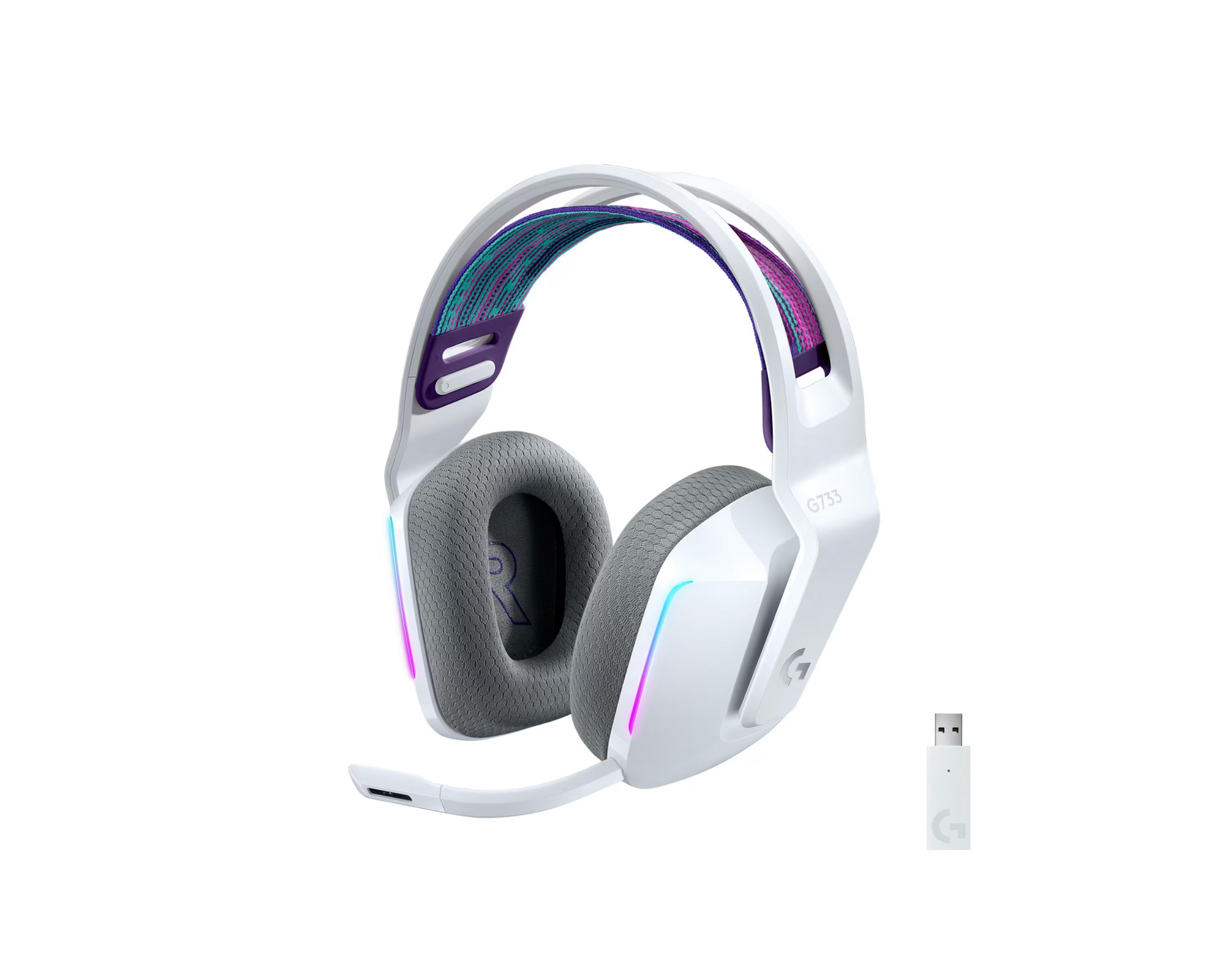 Logitech Headset G733 Lightspeed White