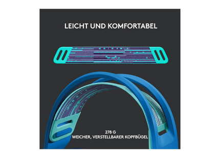 Logitech Headset G733 Lightspeed Blue