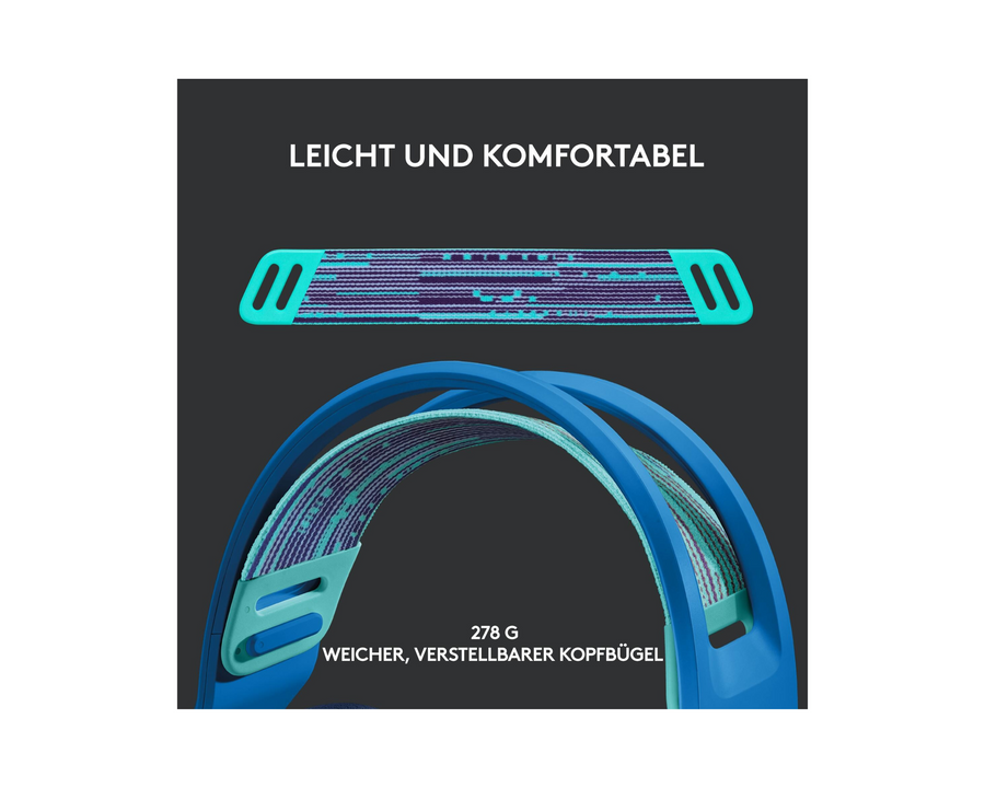 Logitech Headset G733 Lightspeed Blu