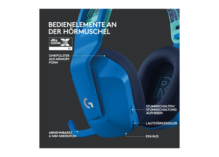Logitech Headset G733 Lightspeed Blue