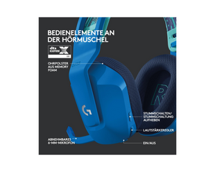 Casque Logitech G733 Lightspeed Bleu